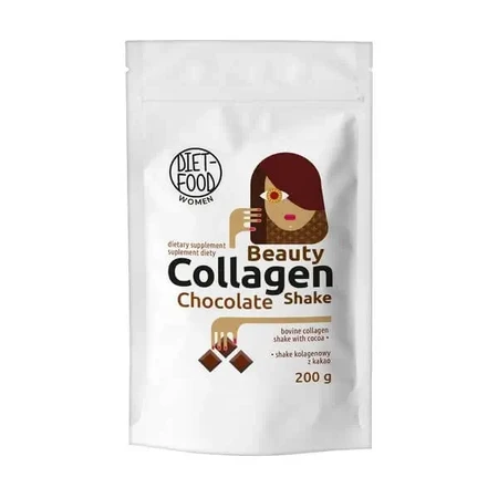 Diet-Food Women Beauty Collagen Shake Chocolate, порошок, 200 г: ціни та характеристики