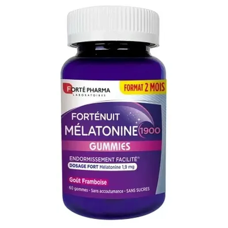 Forté Pharma Forté Night Мелатонин 1900, 60 жевательных конфет: цены и характеристики