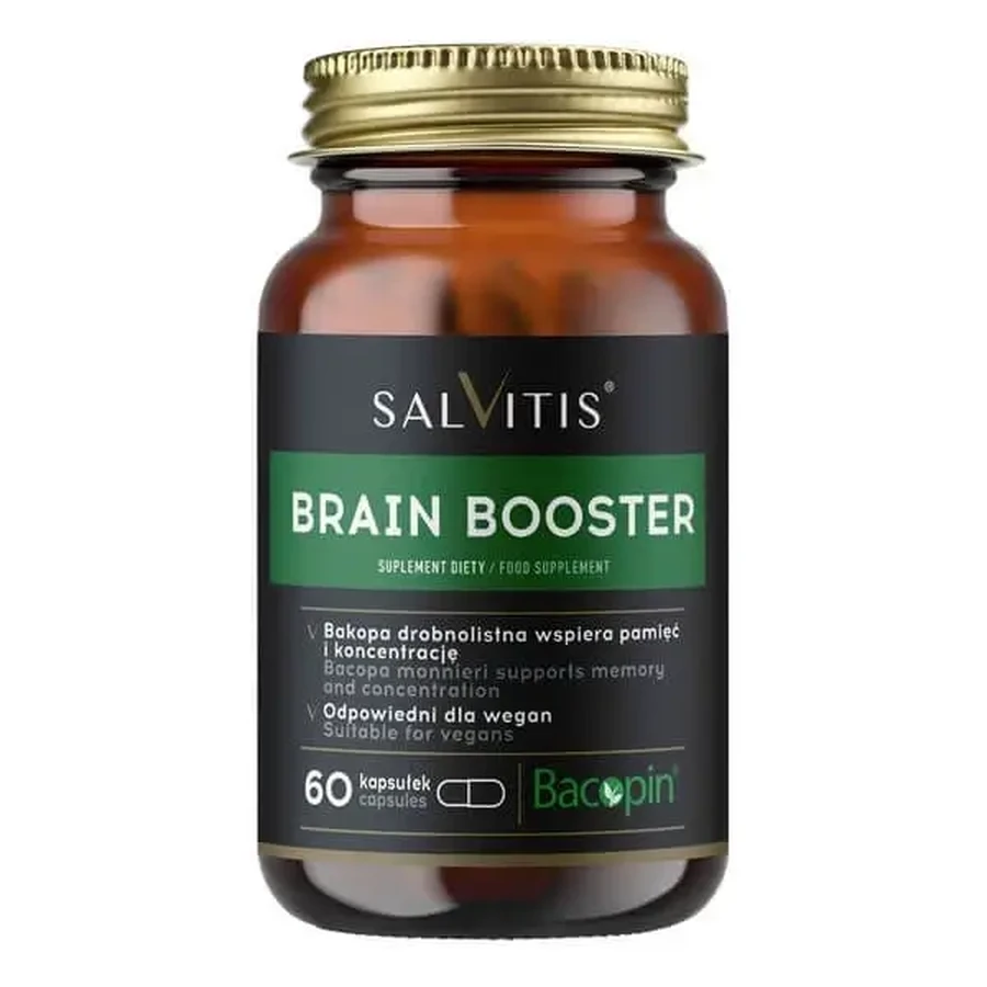 Salvitis Brain Booster, капсули, 60 шт.: ціни та характеристики