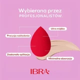 Ibra Makeup Blender Sponge, губка для макияжа, красная, 1 шт.