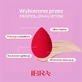 Ibra Makeup Blender Sponge, губка для макияжа, красная, 1 шт.