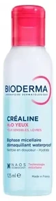 Bioderma Créaline H2O для чутливих очей і губ, двофазна міцелярна вода, 125 мл