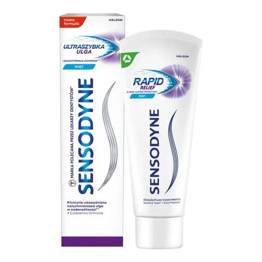 Sensodyne Rapid Relief, зубная паста, 75 мл: цены и характеристики