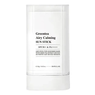 Barulab Greentea, сонцезахисний крем SPF 50+ PA++++ із зеленим чаєм, стік, 18 г