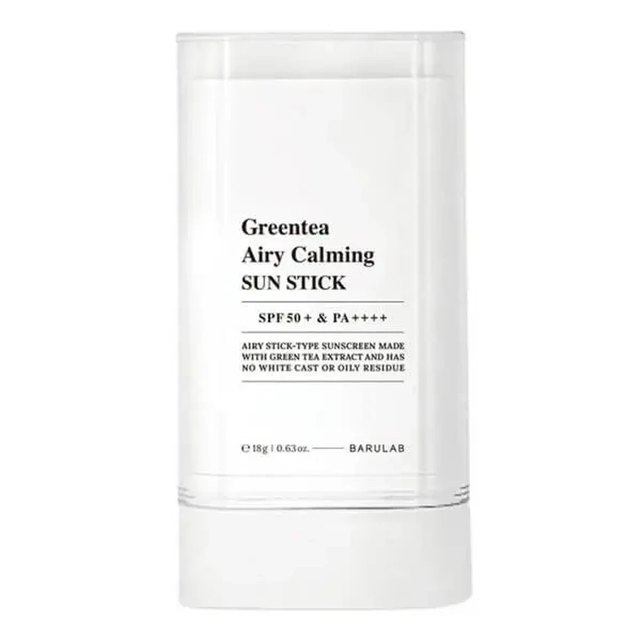 Barulab Greentea, сонцезахисний крем SPF 50+ PA++++ із зеленим чаєм, стік, 18 г: ціни та характеристики