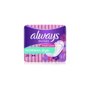 Always | Dailies To Go Звичайні гігієнічні серветки зі свіжим ароматом | 20 шт.