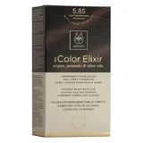 Apivita | My Color Elixir — постоянная краска для волос № 5.85 «Светло-коричневый с жемчужным оттенком махагони» | 50 мл