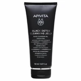 Apivita | Чорний очищувальний гель для обличчя та догляду за шкірою обличчя. Очищувальний гель для обличчя та очей з активованим вугіллям та прополісом | 150 мл | 150 мл