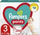 PAMPERS Дитячі підгузки-штанці Pull-up № 3, 6–11 кг, місячний набір, 204 штуки