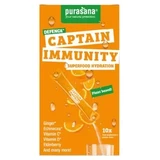 Purasana Superfood Hydration Captain Immunity, 10 пакетиків