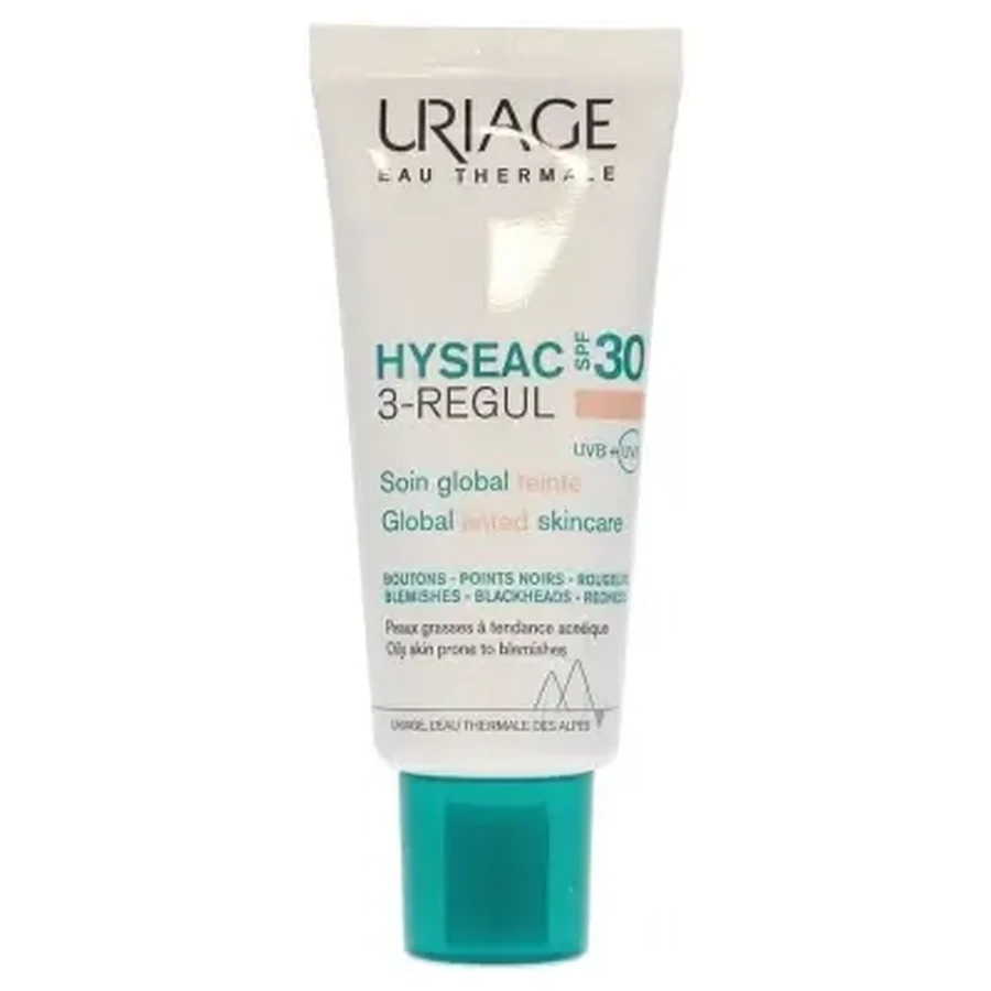 Uriage Hyséac 3-Regul Тонізуючий крем для обличчя та тіла з тональним ефектом SPF 30, 40 мл: ціни та характеристики