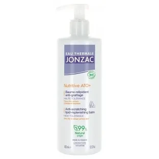 Термальна вода Jonzac Nutritive ATO+: інтенсивний органічний бальзам для відновлення ліпідного шару, 400 мл