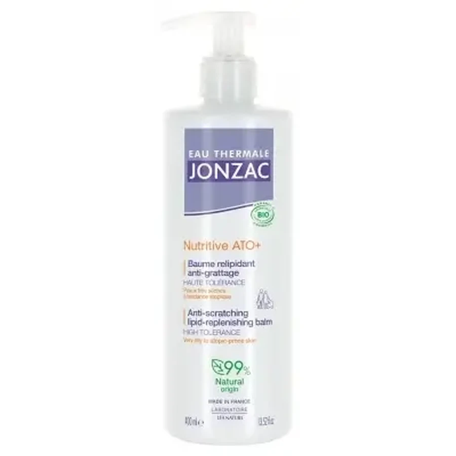 Термальна вода Jonzac Nutritive ATO+: інтенсивний органічний бальзам для відновлення ліпідного шару, 400 мл: ціни та характеристики