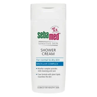 SEBAMED Sensitive Skin Shower Cream Гель для душу з кремовою текстурою для нормальної та сухої шкіри 200 мл