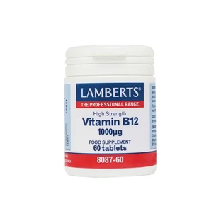 LAMBERTS Витамин B12 1000 мкг, 60 таблеток