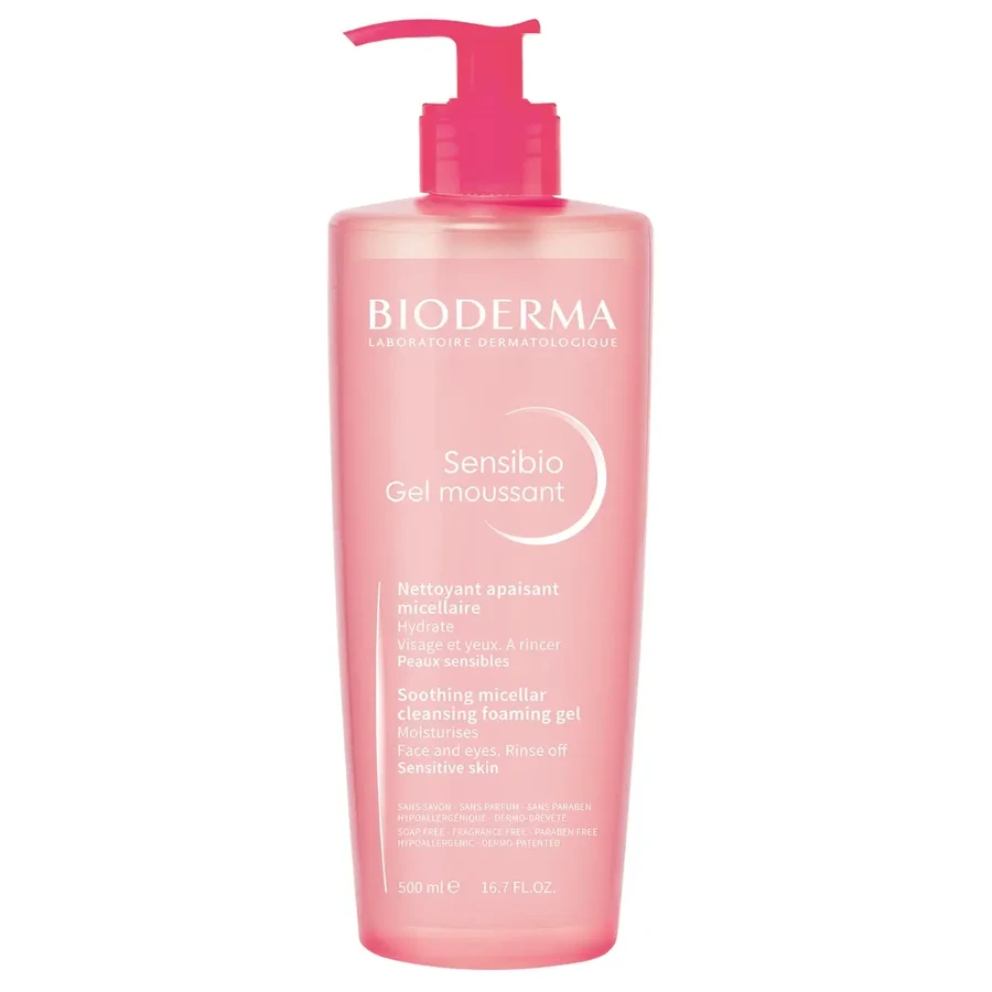 Bioderma | Sensibio Gel Moussant | Очищає та змиває макіяж | 500 мл: ціни та характеристики