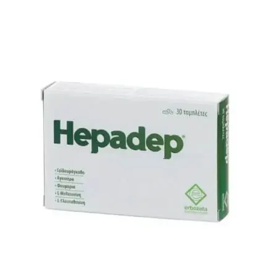 Erbozeta | Hepadep | Пищевая добавка для поддержания нормальной работы печеночно-желчевой и пищеварительной систем | 30 капсул: цены и характеристики