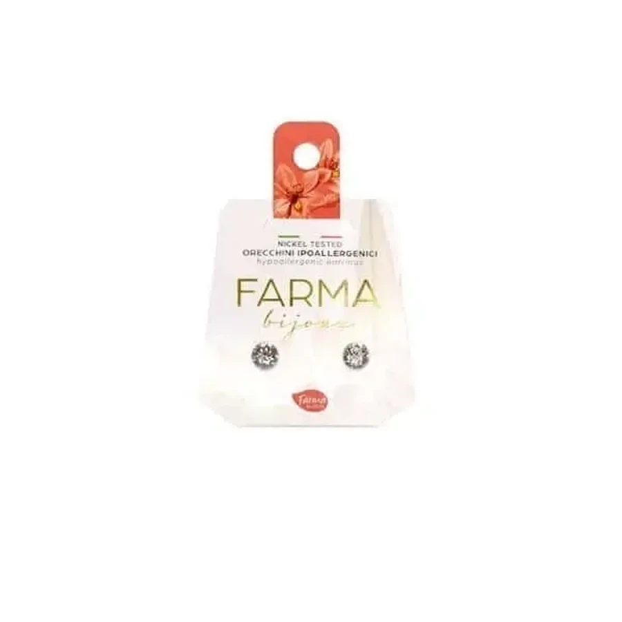 ORION Farma Bijoux Гипоаллергенные круглые серьги с камнями 5,33 мм: цены и характеристики
