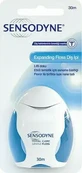SENSODYNE Растягивающаяся зубная нить. Зубная нить Sensodyne для чистки межзубных промежутков, 30 м