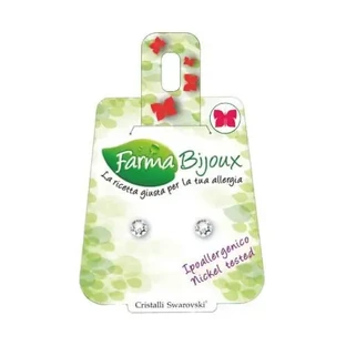 FARMA BIJOUX Xirius Гіпоалергенні сережки з кристалами 4,1 мм