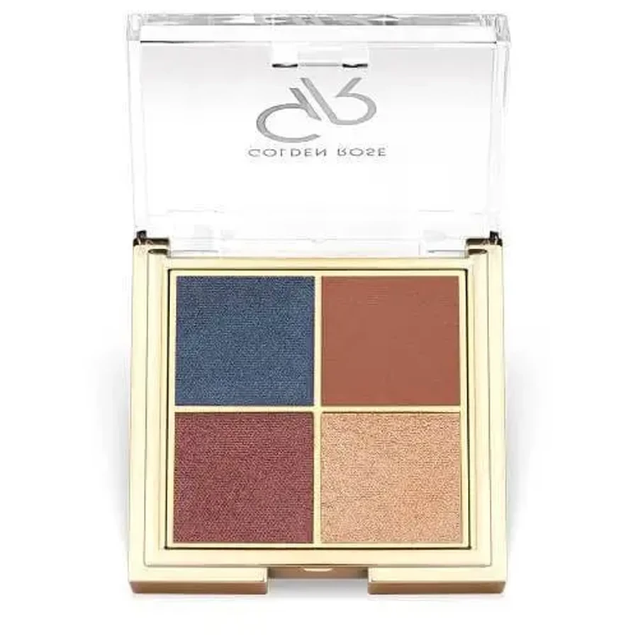 GOLDEN ROSE Палітра тіней для повік Quattro: 03 Blue Charm 8,8 г: ціни та характеристики