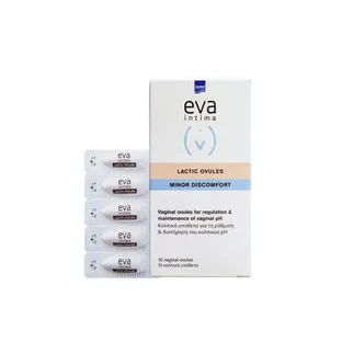 INTERMED Eva Intima Незначний дискомфорт Молочні вагінальні супозиторії, 10 штук