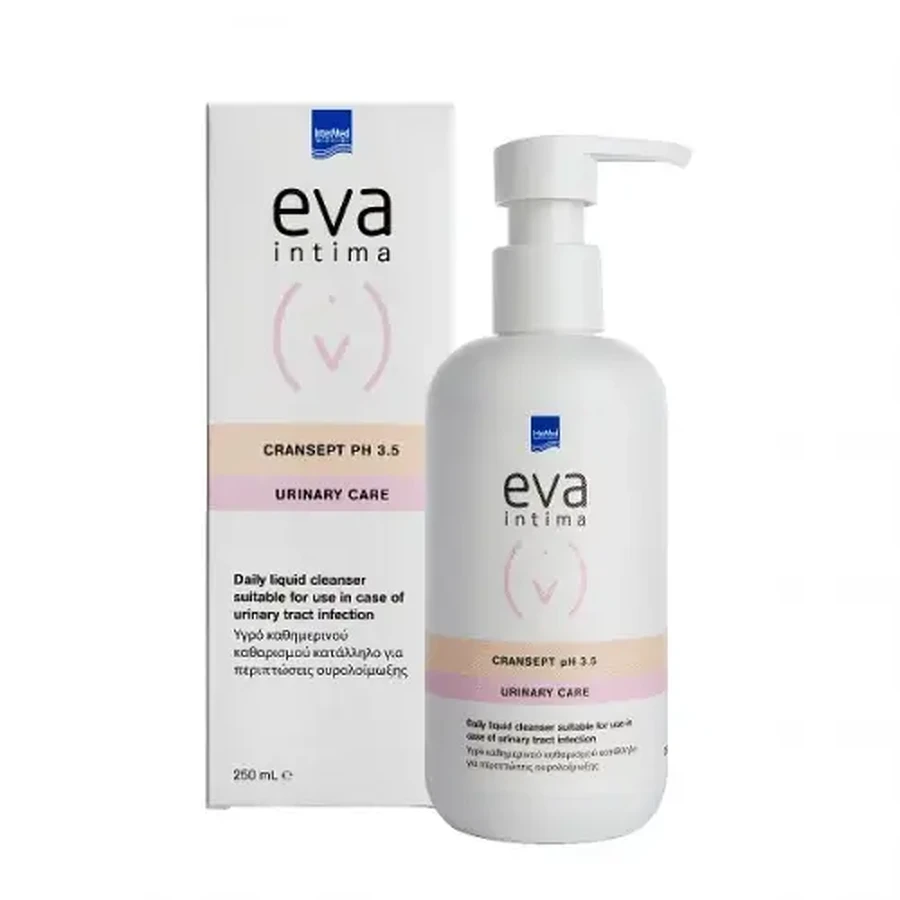INTERMED Eva Intima Cransept Жидкость для ежедневного ухода за интимной зоной, pH 3,5, 250 мл: цены и характеристики