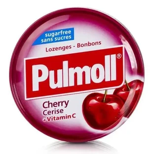 Конфеты PULMOLL с вишней и витамином С без сахара, 45 г