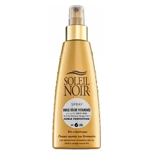 Soleil Noir Сухе масло, збагачене вітамінами, SPF 6, спрей, 150 мл