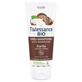 Natessance Ультрапитательный кондиционер с маслом ши и органическим растительным кератином, 200 мл