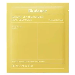 Biodance Radiant Vita Інтенсивна маска з ніацинамідом 34 г