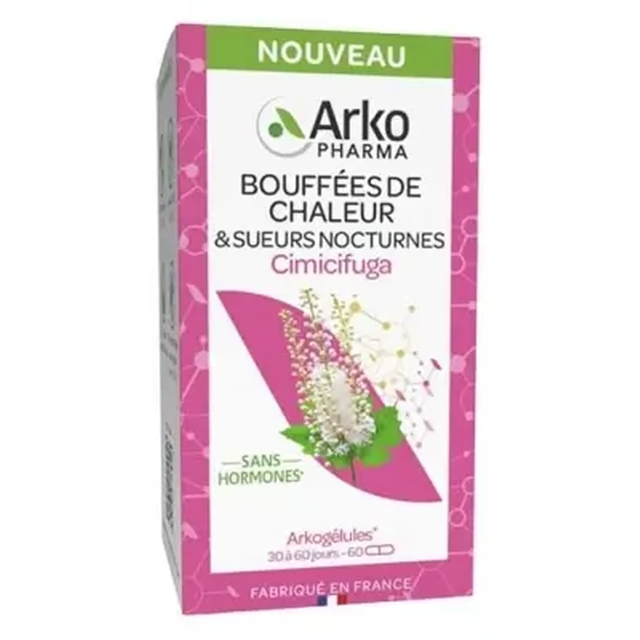 Arkopharma Arkogélules Cimicifuga, 60 капсул: цены и характеристики