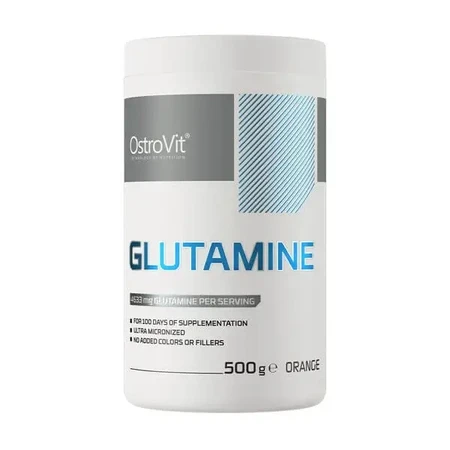 OstroVit Глутамін, порошок, апельсиновий смак, 500 г: ціни та характеристики