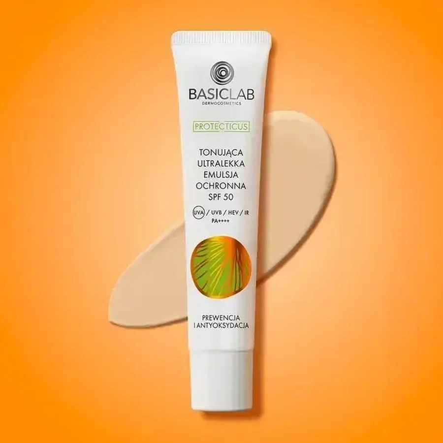 BasicLab Proteticus, тонирующая сверхлегкая эмульсия SPF 50 PPD 22,1: профилактика и антиоксидантная защита, 40 мл: цены и характеристики