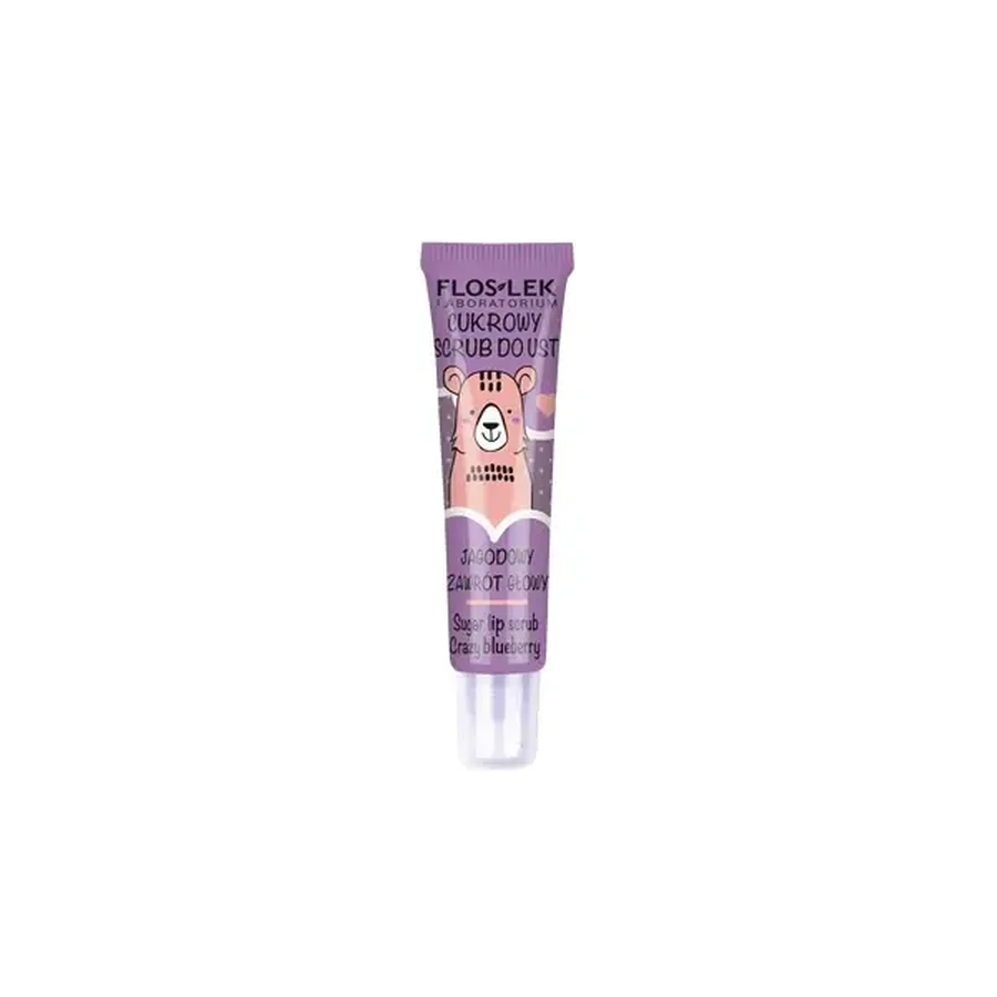 Flos-Lek, Vege Lip Care, сахарный скраб для губ, «Ягодный восторг», 14 г: цены и характеристики