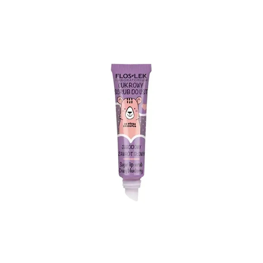 Flos-Lek, Vege Lip Care, сахарный скраб для губ, «Ягодный восторг», 14 г: цены и характеристики