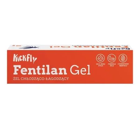 Kickfly Fentilan Gel, охолоджувально-заспокійливий гель, 50 г: ціни та характеристики