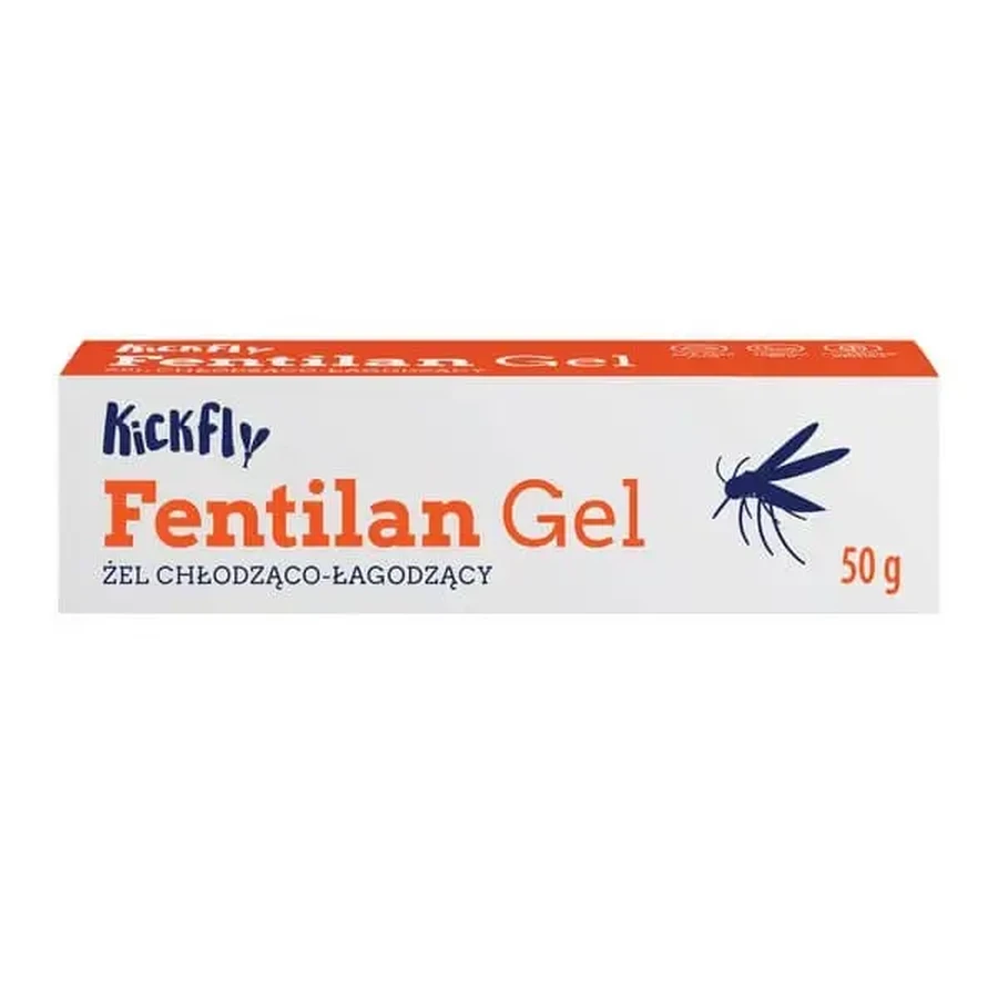 Kickfly Fentilan Gel, охолоджувально-заспокійливий гель, 50 г: ціни та характеристики