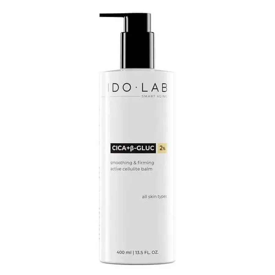 IDO LAB CICA+B-Gluc, разглаживающий антицеллюлитный бальзам, 400 мл: цены и характеристики