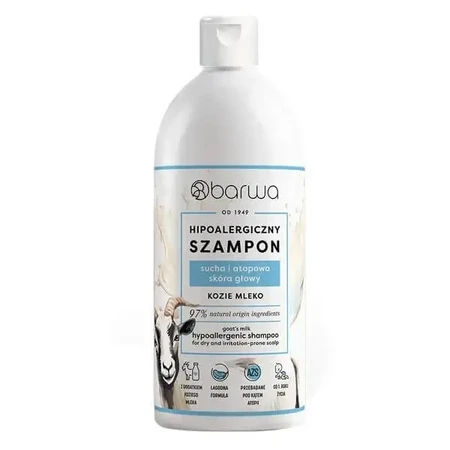Barwa Hipoalergiczna, гипоаллергенный шампунь, «Козье молоко», 400 мл: цены и характеристики