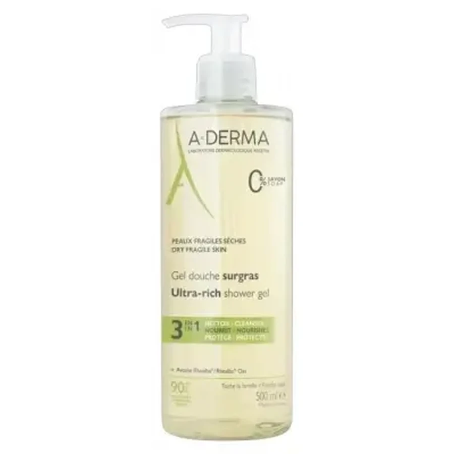 A-DERMA Ультразволожуючий гель для душу «3 в 1», 500 мл: ціни та характеристики