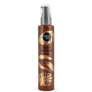 NATURA SIBERICA Body Shimmer Oil Масло для сияния кожи с ароматом шоколада и манго, 100 мл