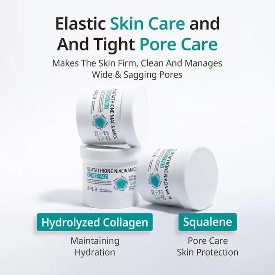 APLB Glutathione Niacinamide Toner Pad, тонизирующие диски для лица с глутатионом и ниацинамидом, 60 шт.: цены и характеристики