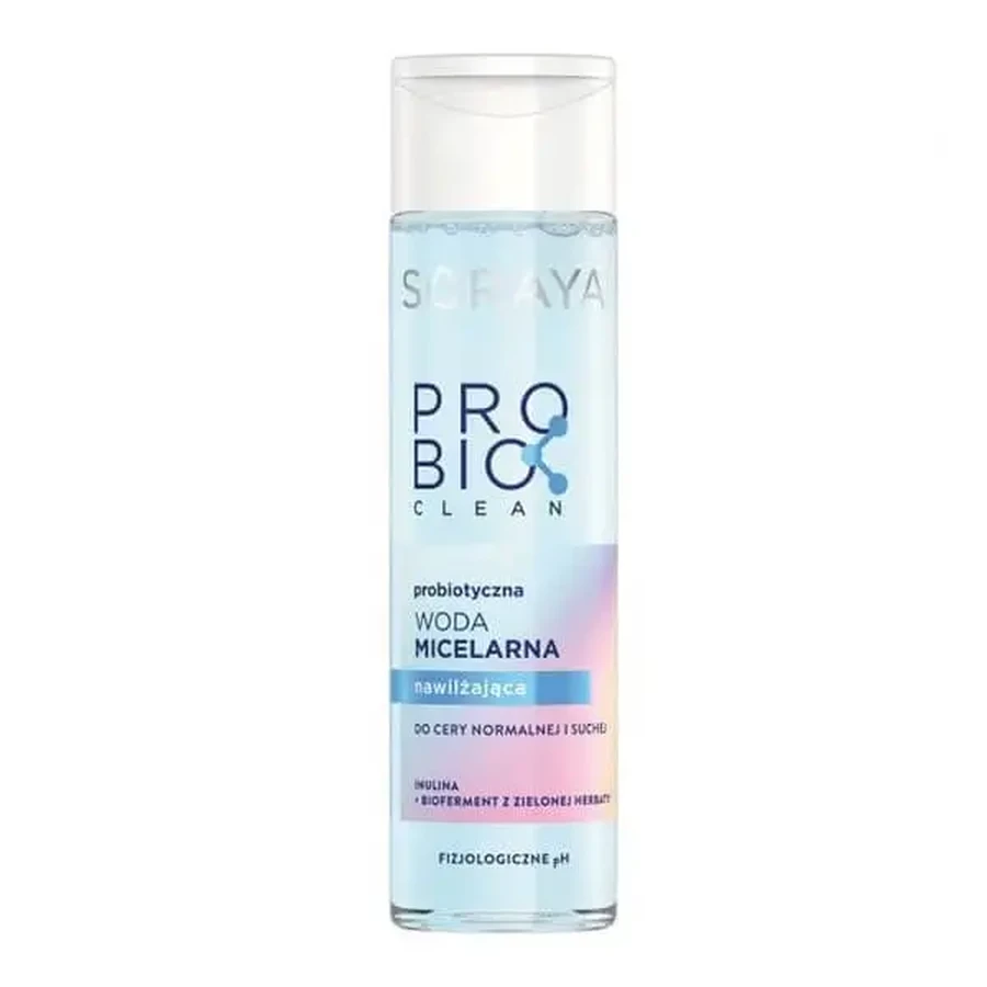 Soraya Probio Clean, пробиотическая увлажняющая мицеллярная вода для нормальной и сухой кожи, 250 мл: цены и характеристики