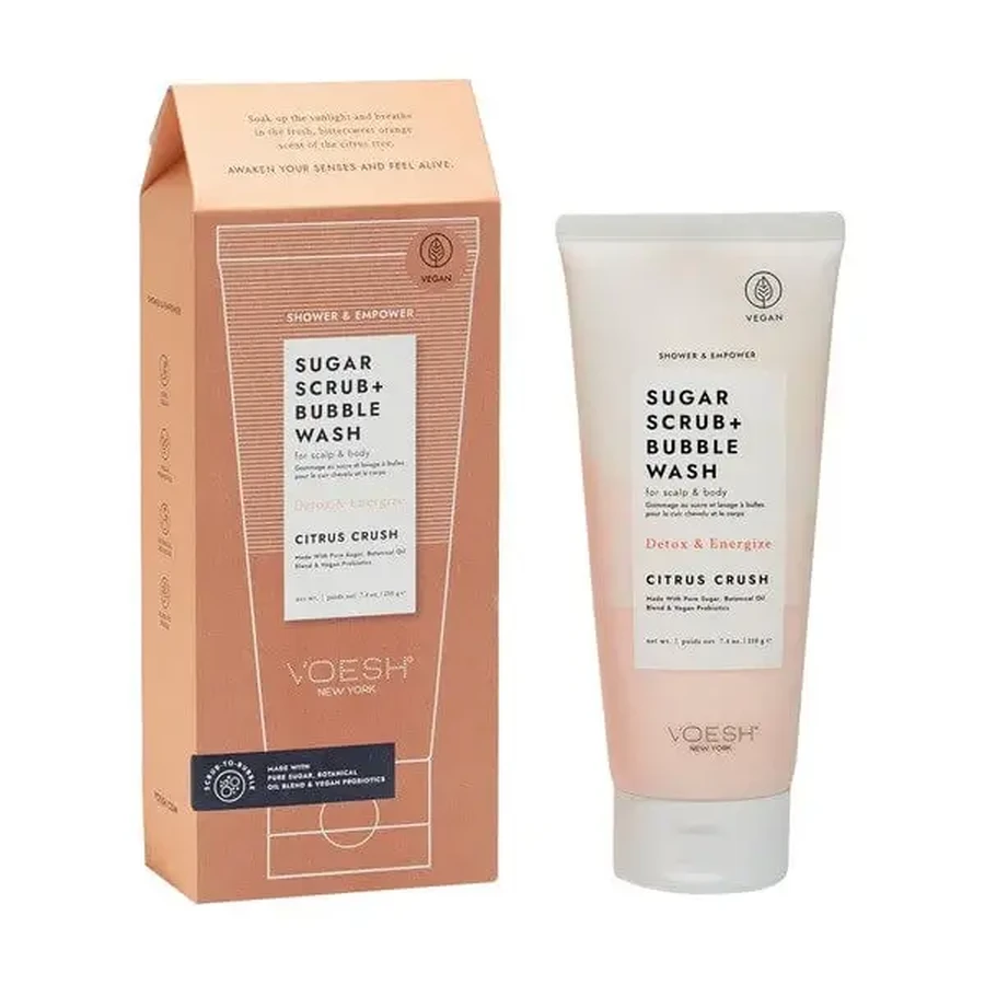 Voesh, сахарный очищающий скраб, Citrus Crush, 210 г: цены и характеристики