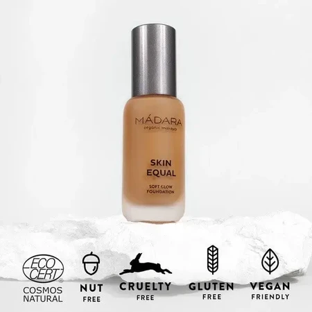 Madara Skin Equal, Soft Glow Foundation SPF15, тональний крем, Caramel 70, 30 мл: ціни та характеристики