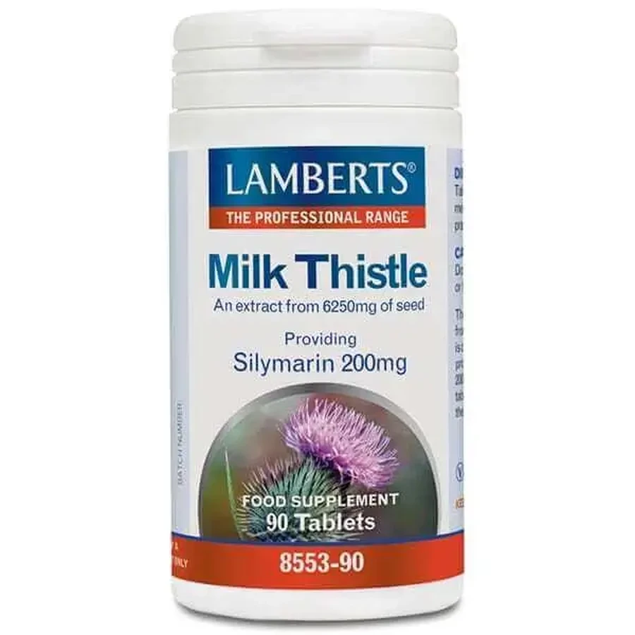 LAMBERTS Milk Thristle — розторопша 6250 мг, 90 капсул: ціни та характеристики
