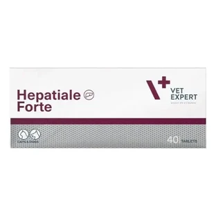 Vet Expert Hepatiale Forte, препарат для поддержки функции печени у собак и кошек, таблетки, 40 шт.