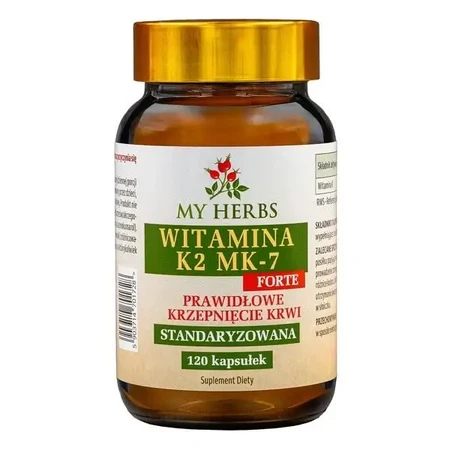 My Herbs Вітамін К2 MK-7 Forte, капсули, 120 шт.: ціни та характеристики
