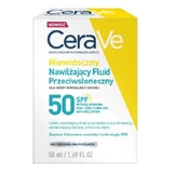 CeraVe, непомітний зволожувальний сонцезахисний флюїд SPF50, 50 мл